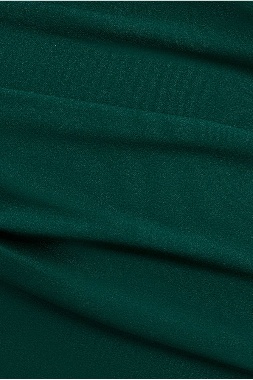 Bardot Pleated Midi Dress - Emerald Green DR1092ASCPLUS