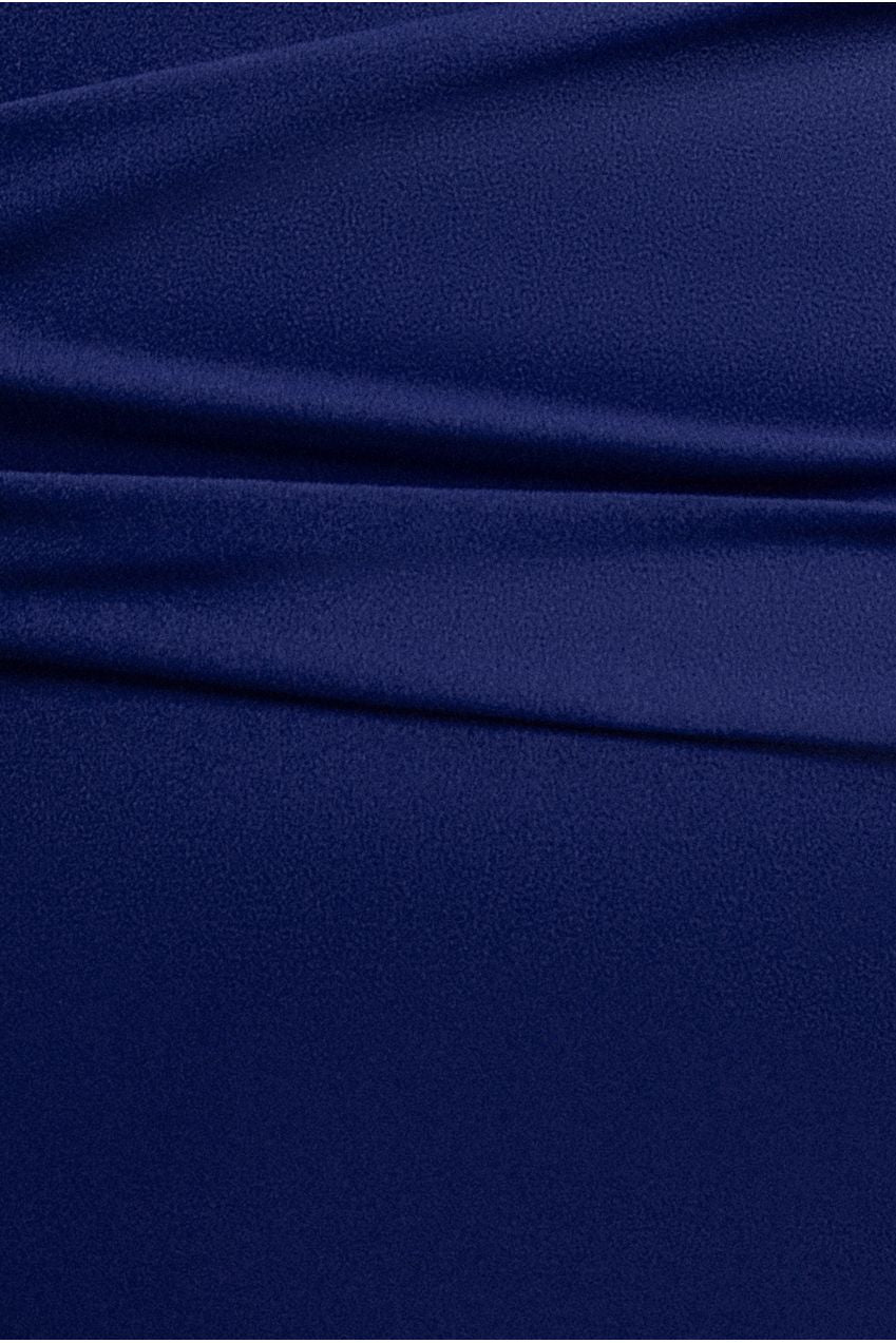 Bardot Pleated Maxi Dress - Navy DR1092PLUS