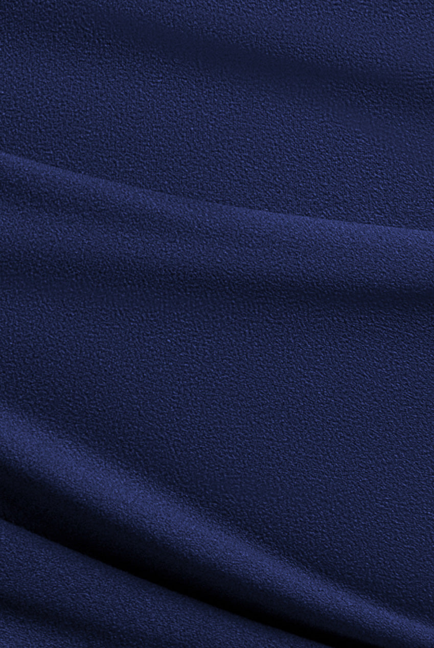 Bardot Pleated Maxi Dress - Navy Blue DR1092SCPLUS
