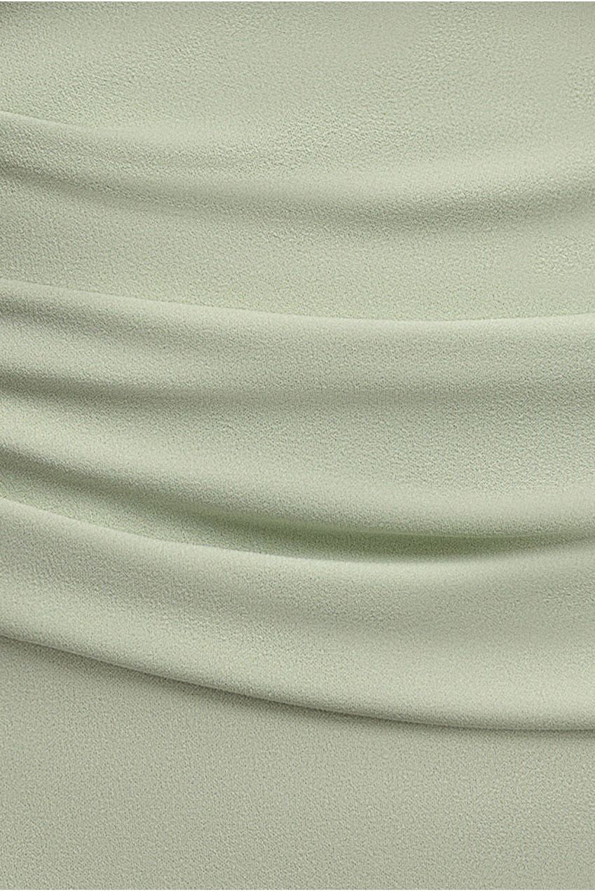 Bardot Pleated Maxi Dress - Sage Green DR1092SCPLUS