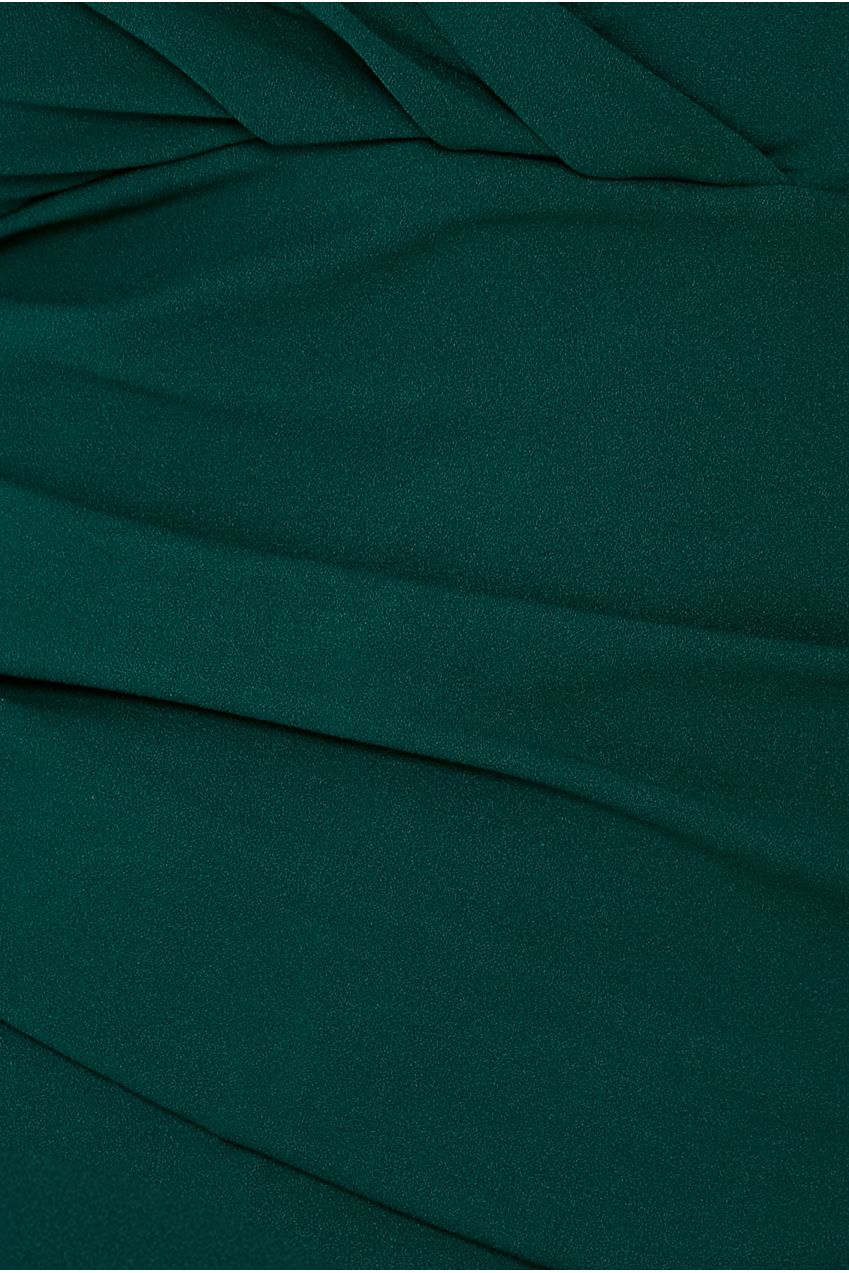 Bardot Pleated Maxi Dress - Emerald Green DR1092SCPLUS