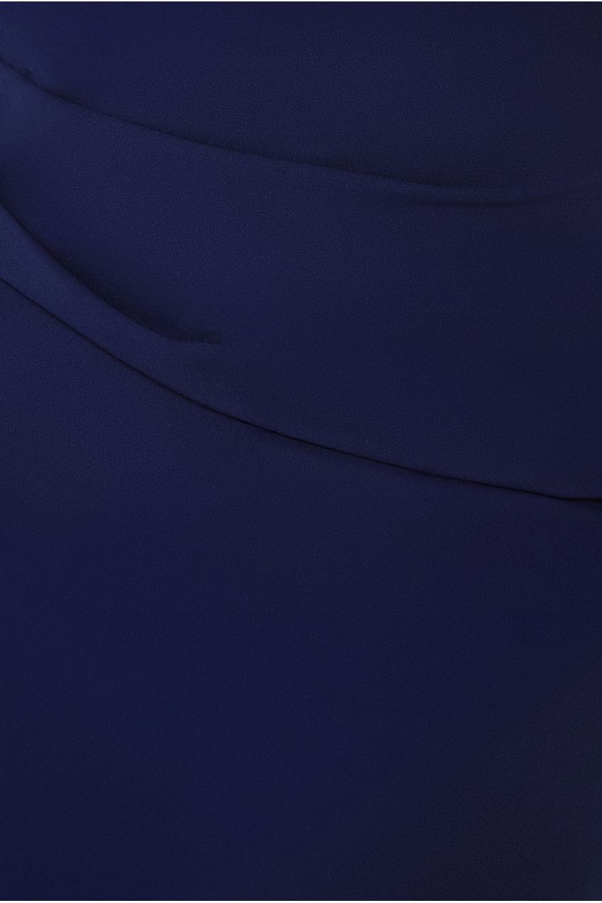Bardot Pleated Maxi Dress - Navy Blue DR1092SCPLUS