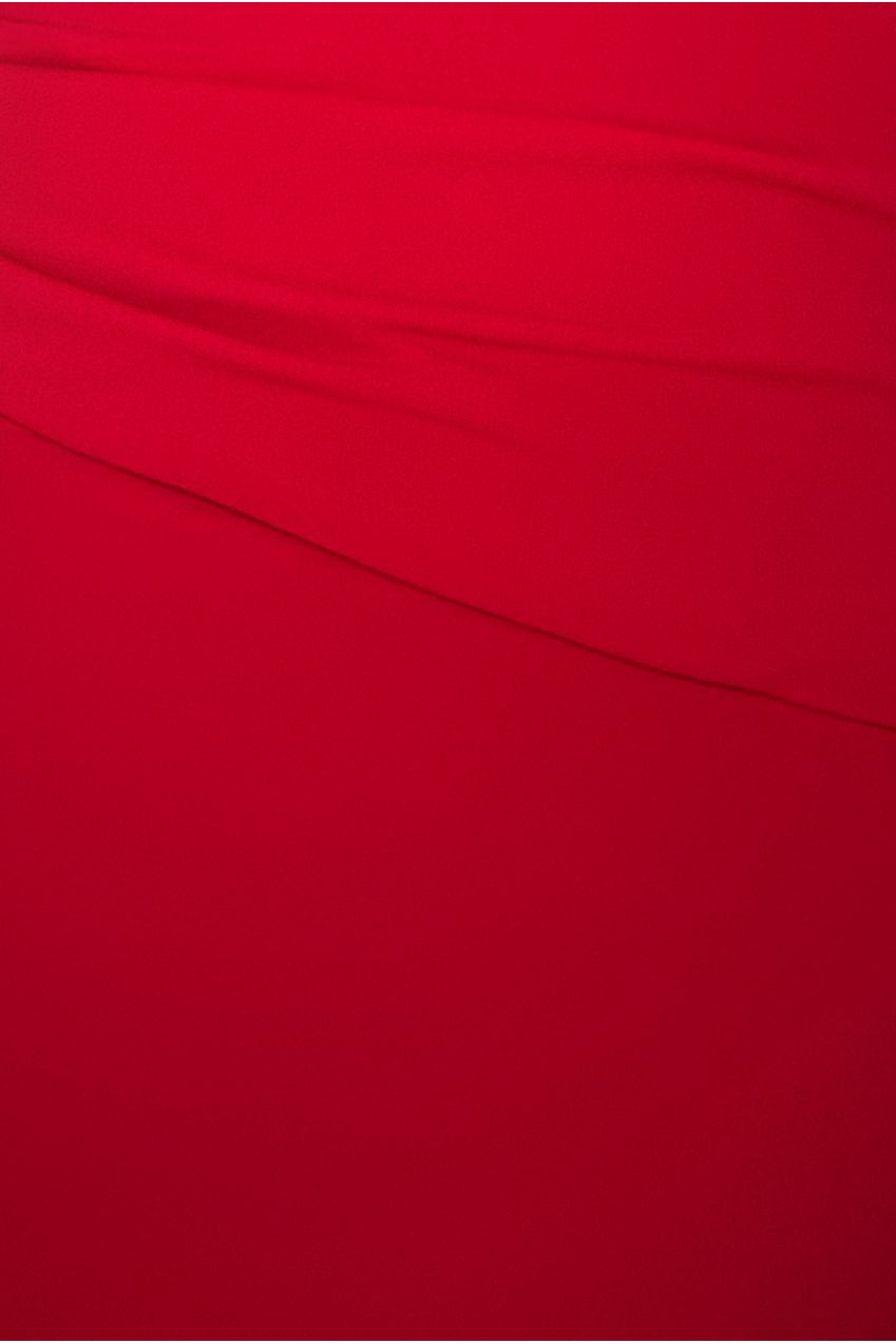 Bardot Pleated Maxi Dress - Red DR1092SCPLUS