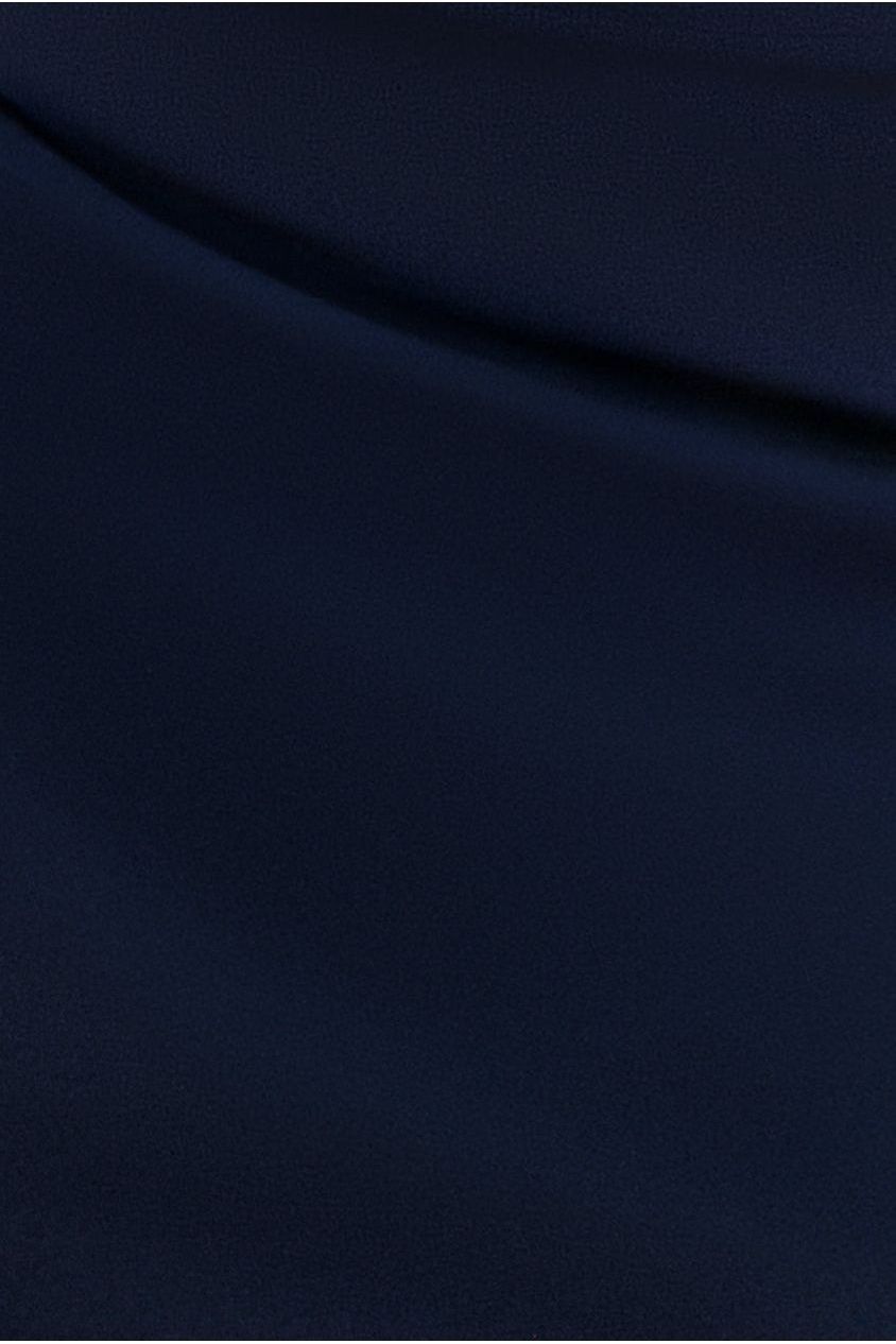 Bardot Pleated Maxi Dress - Navy Blue DR1092