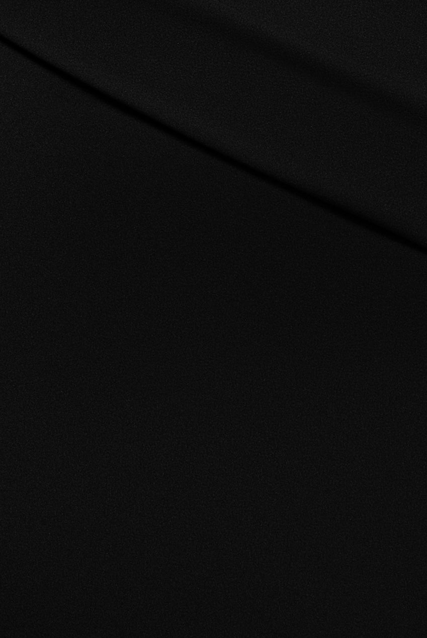 Bardot Pleated Maxi Dress - Black DR1092