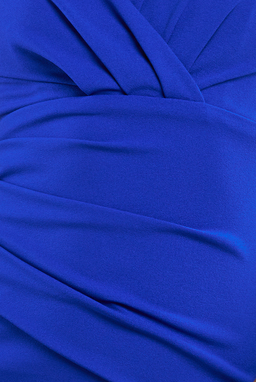 Bardot Pleated Maxi Dress - Royal Blue DR1092
