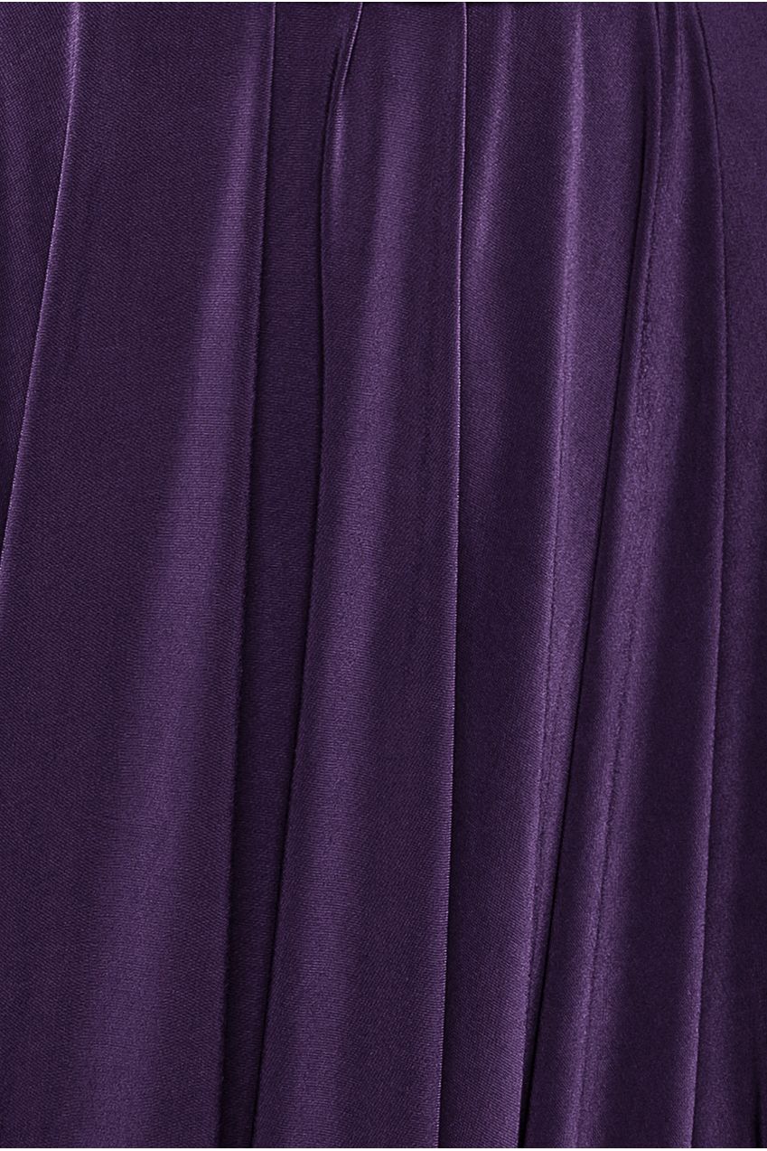 Soft Touch Multi Way Open Back Midi Dress - Aubergine DR1314D