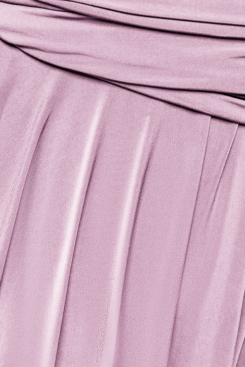 Soft Touch Multi Way Open Back Midi Dress - Dusty Pink DR1314D