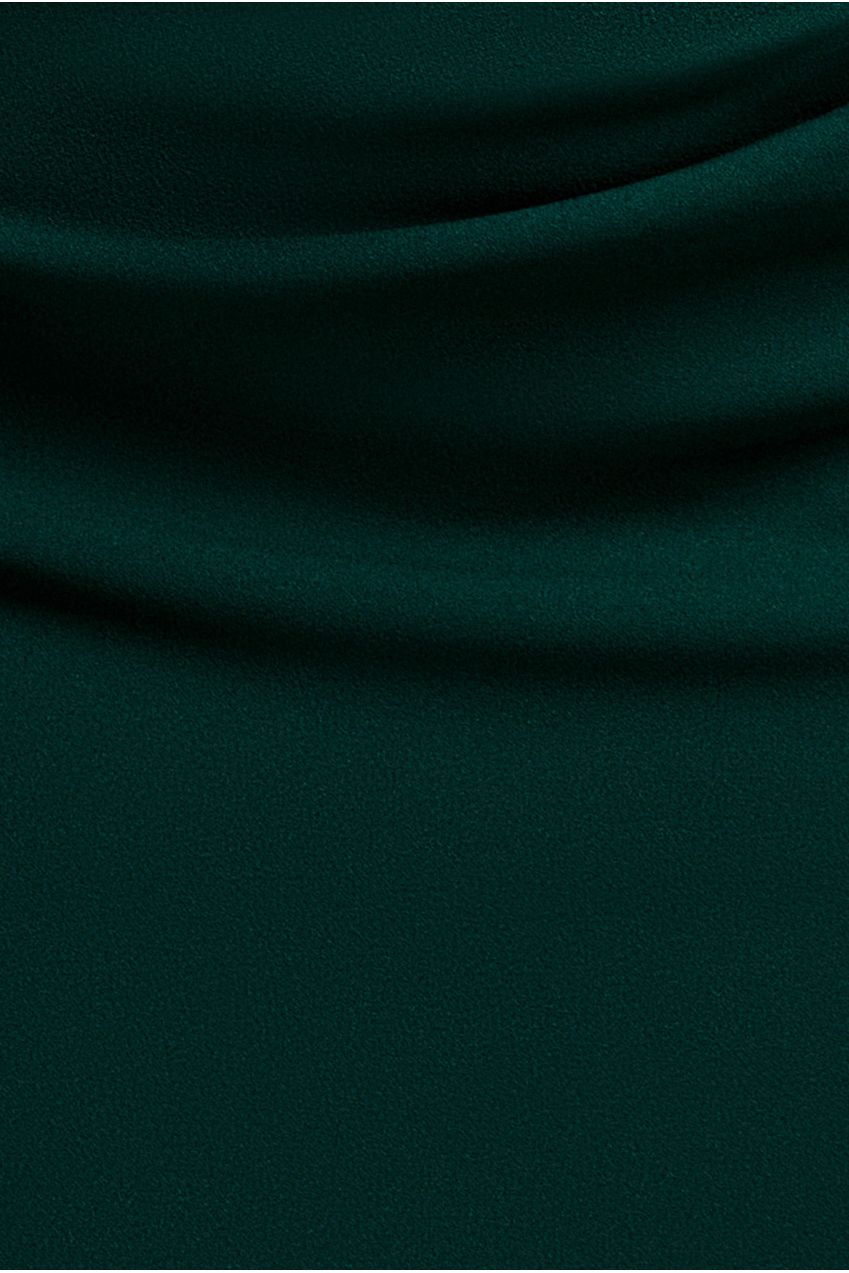 Off The Shoulder Maxi Dress With Split - Emerald Green DR1878