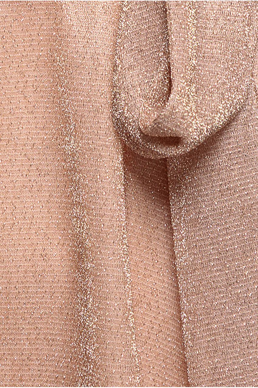 Cross Over Sleeveless Mini Skater Dress - Nude DR1891BB