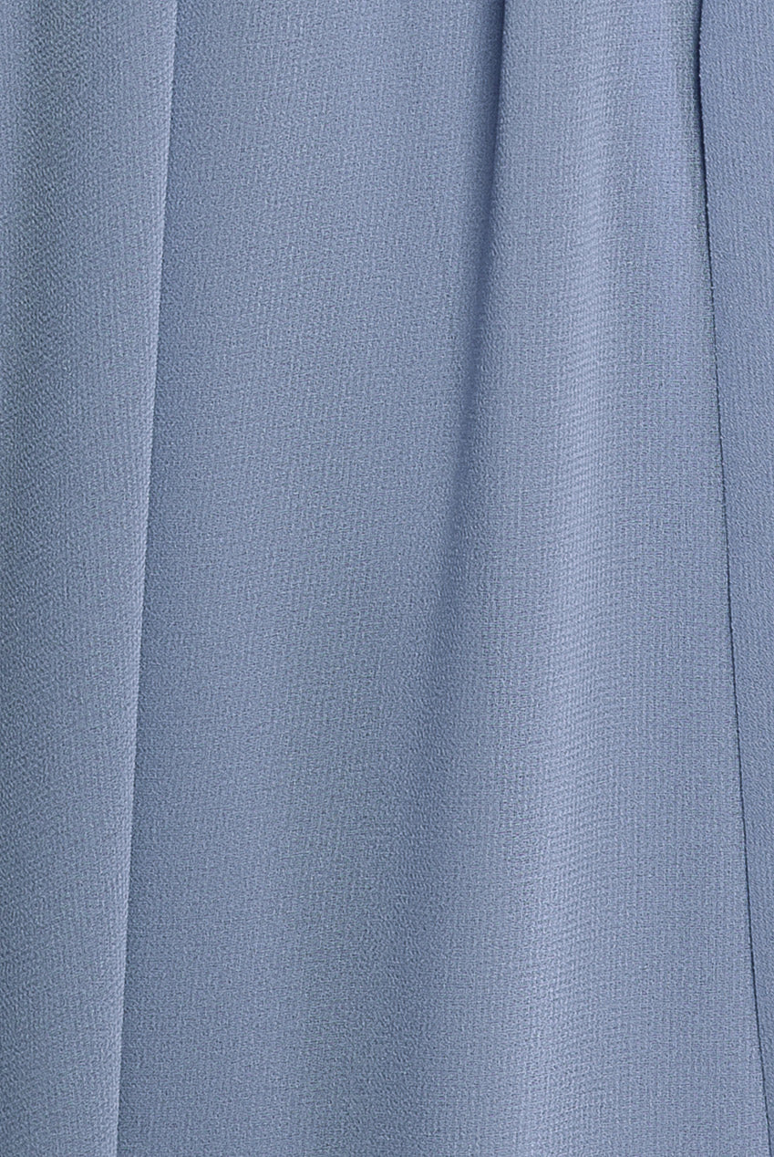 Chiffon Flutter Sleeve Wrap Maxi Dress - Airforce Blue DR2486