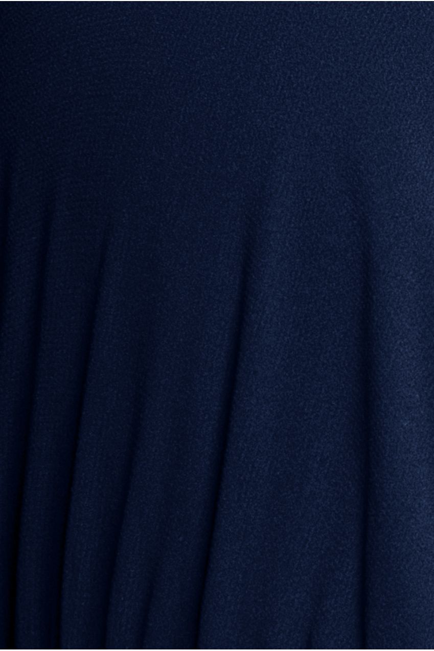 Sustainable Chiffon Flutter Sleeve Wrap Maxi Dress - Navy DR2486BBS
