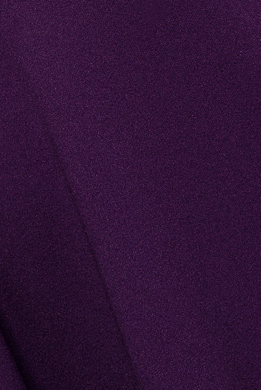 Bardot Scuba Crepe Skater Mini Dress - Purple DR2575A