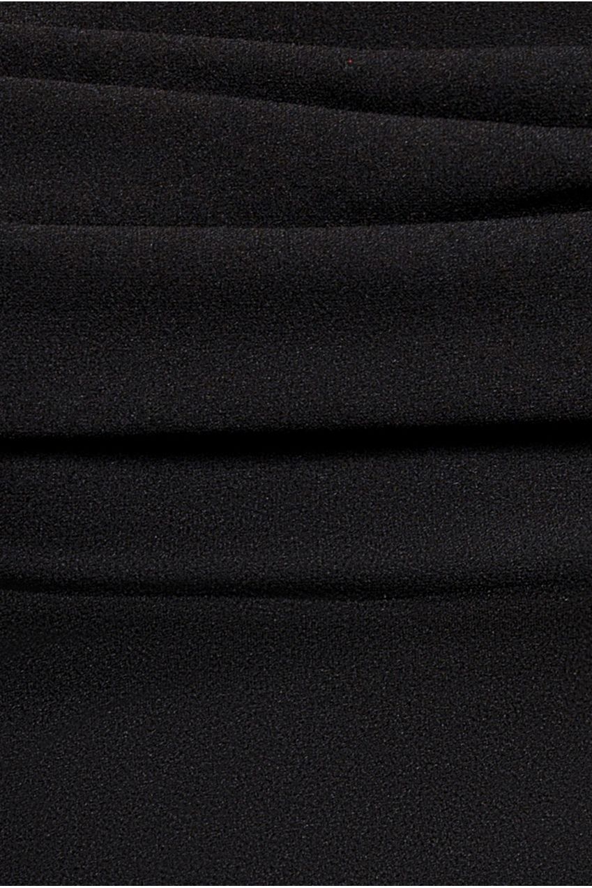 Off The Shoulder Cowl Neck Maxi Dress - Black DR2690