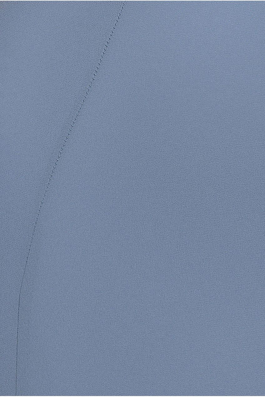 Chiffon Bardot Cowl Neck Maxi Dress - Duskyblue DR2781A