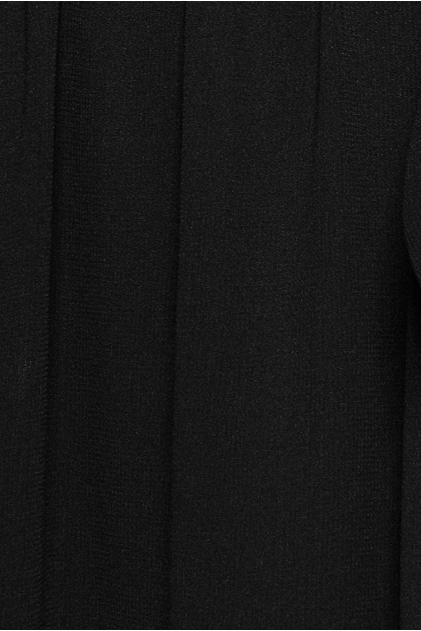 Wrap Back With Front Slit Chiffon Maxi Dress - Black DR2800P