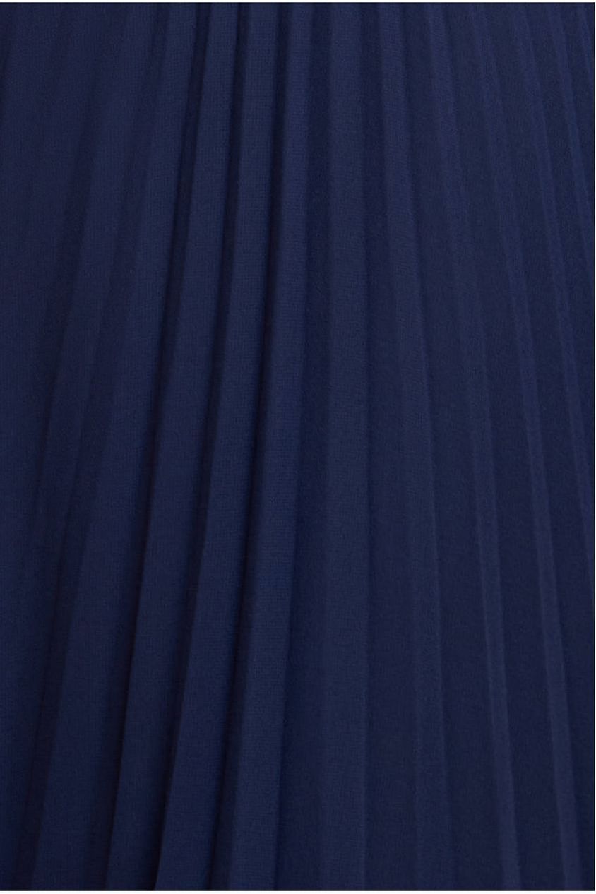 Balloon Sleeve Chiffon Maxi Dress - Navy Blue DR3041QZ