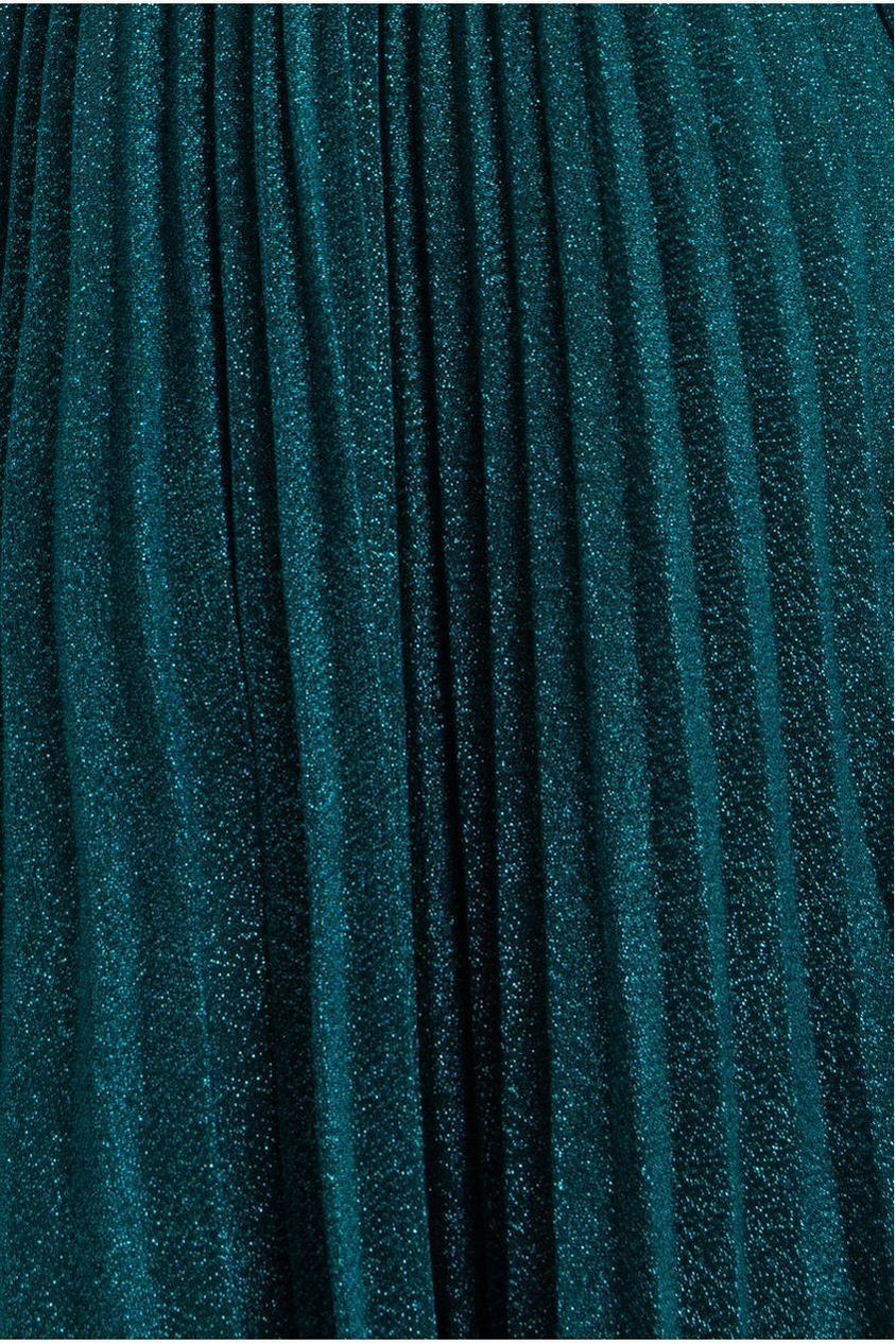 Bardot Pleated Skirt Maxi Dress - Emerald DR3096A