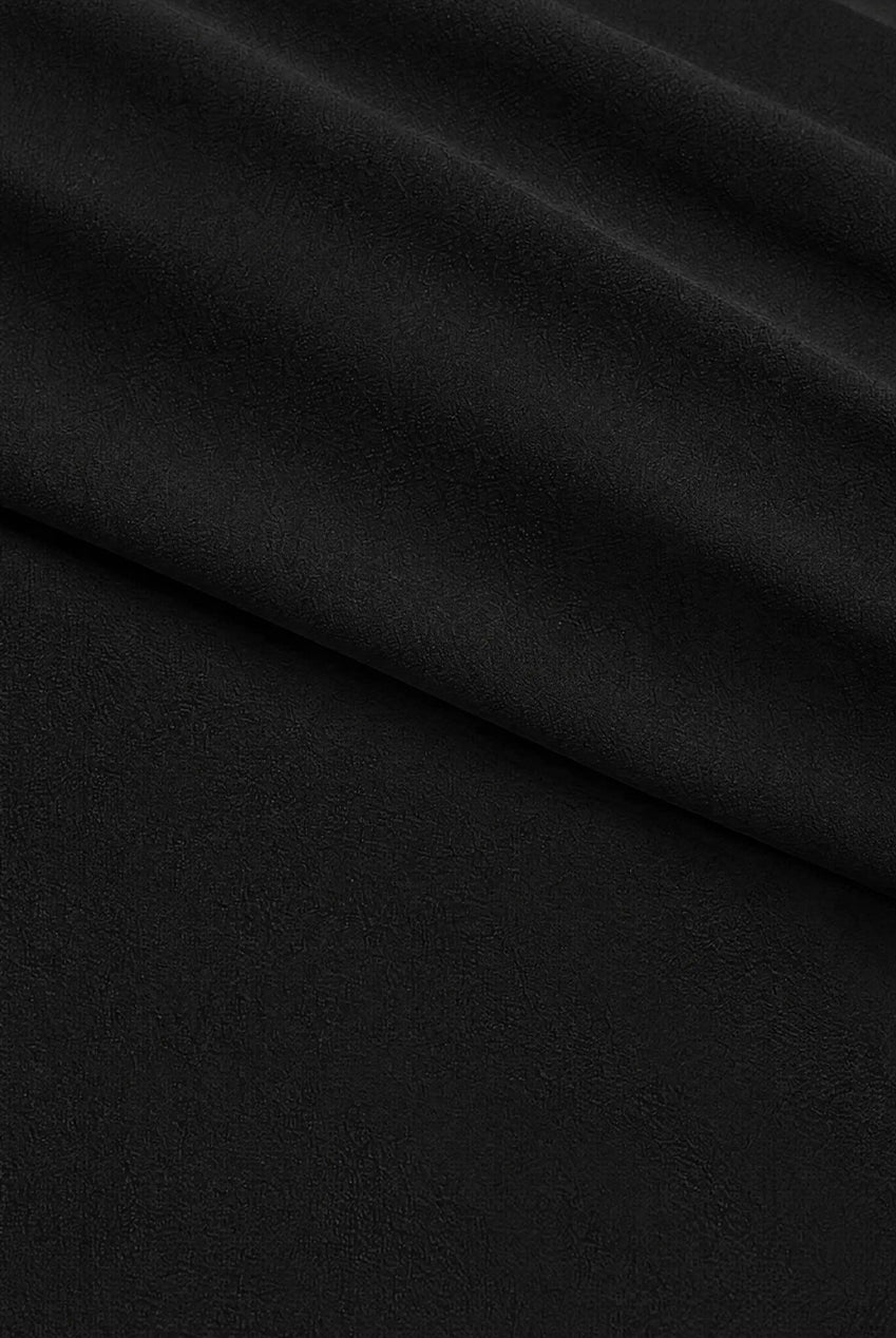 One Shoulder Evening Maxi Dress - Black DR3231