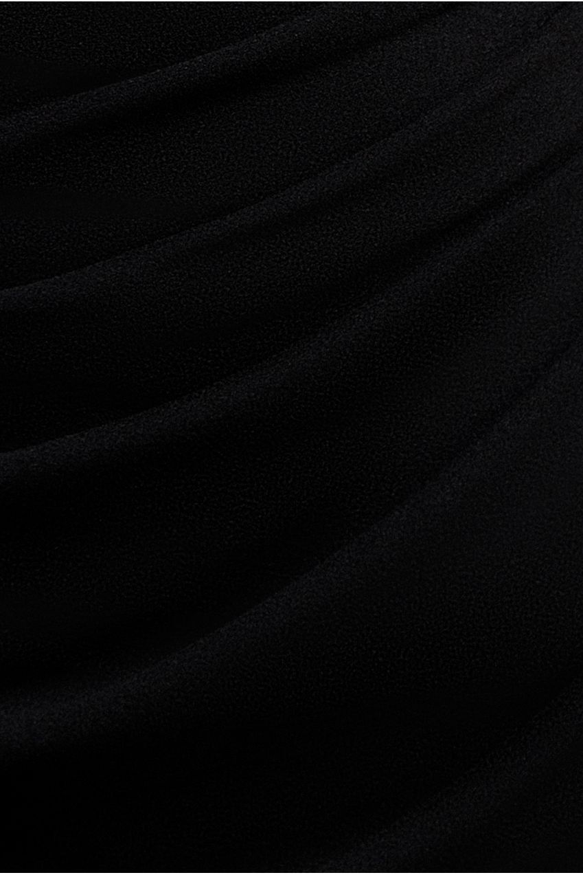 One Shoulder Evening Maxi Dress - Black DR3231