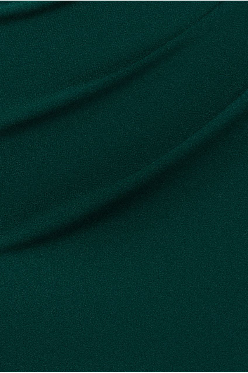 Off The Shoulder Draped Sleeve Maxi Dress - Emerald Green DR3259