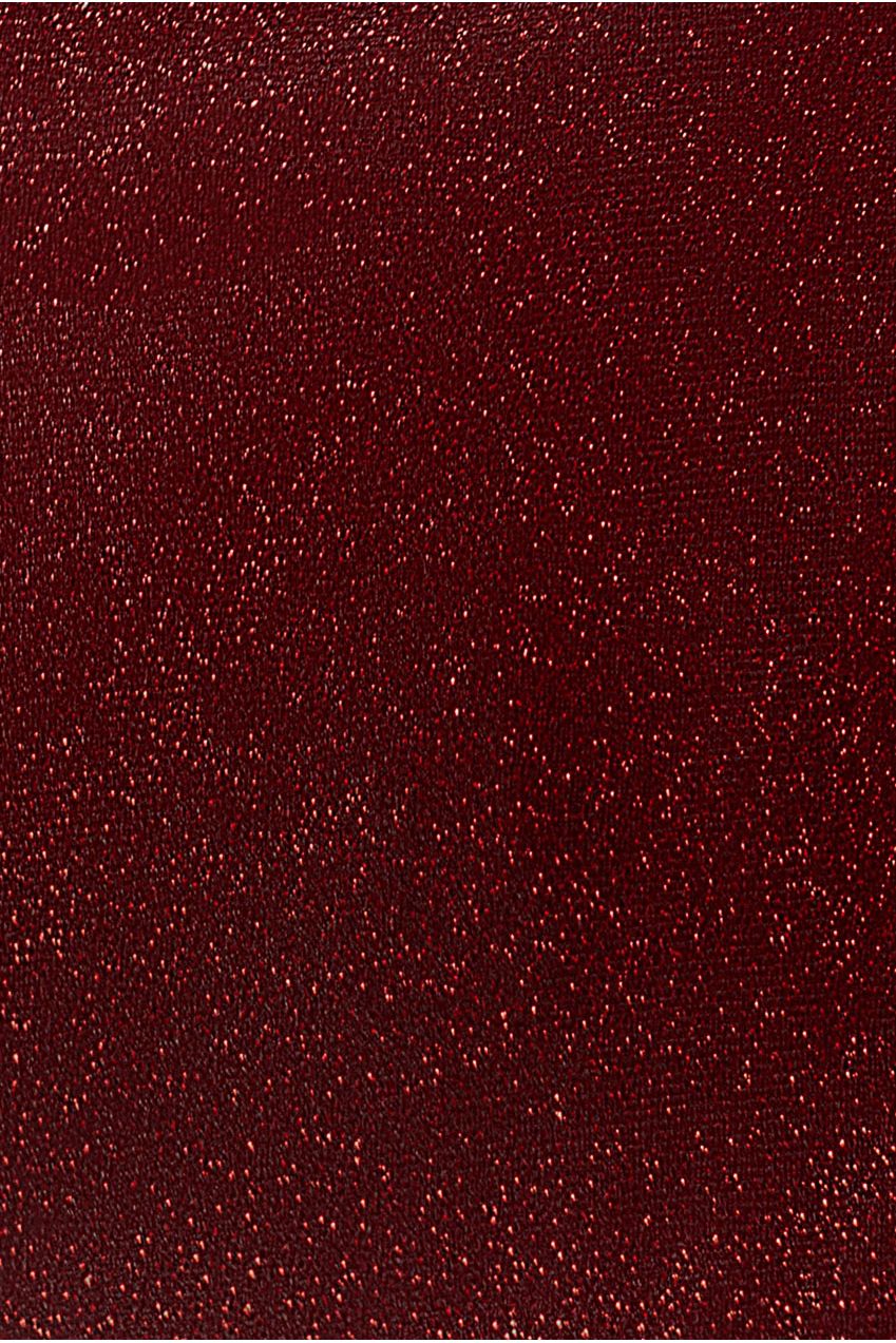 Sparkle Lurex Wrap Mini Skater Dress - Red DR3315