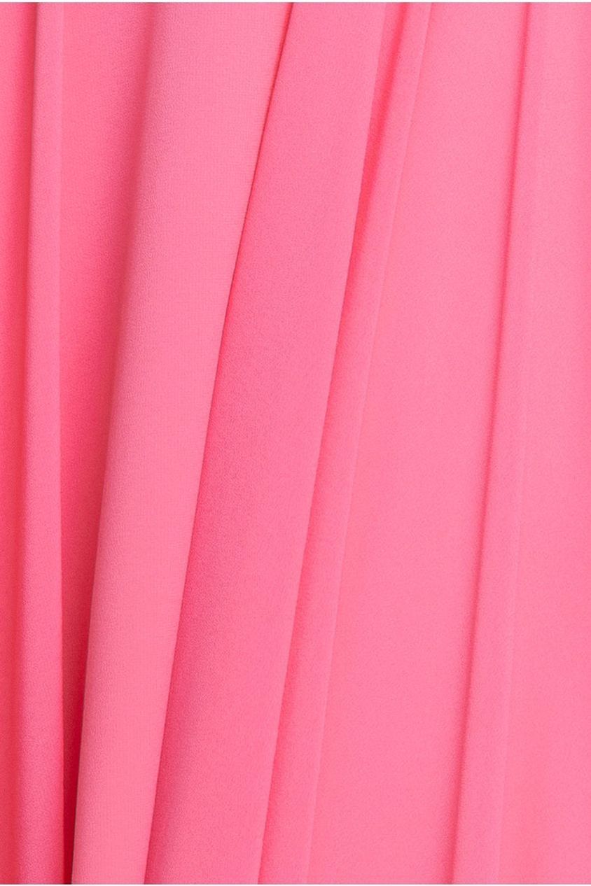 Cowl Neck A-Line Chiffon Maxi Dress - Coral DR3335M