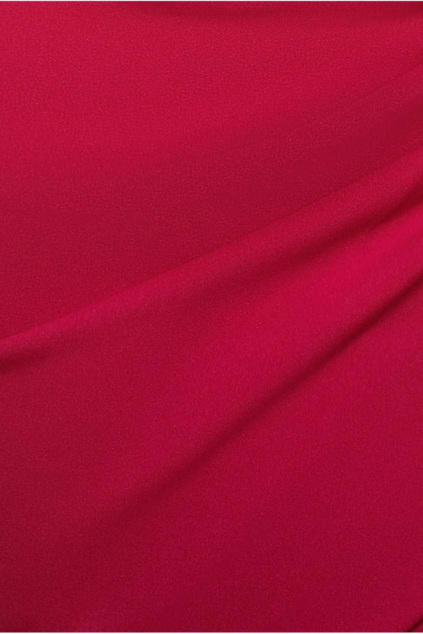 One Shoulder Satin Band Maxi Dress - Magenta DR3454