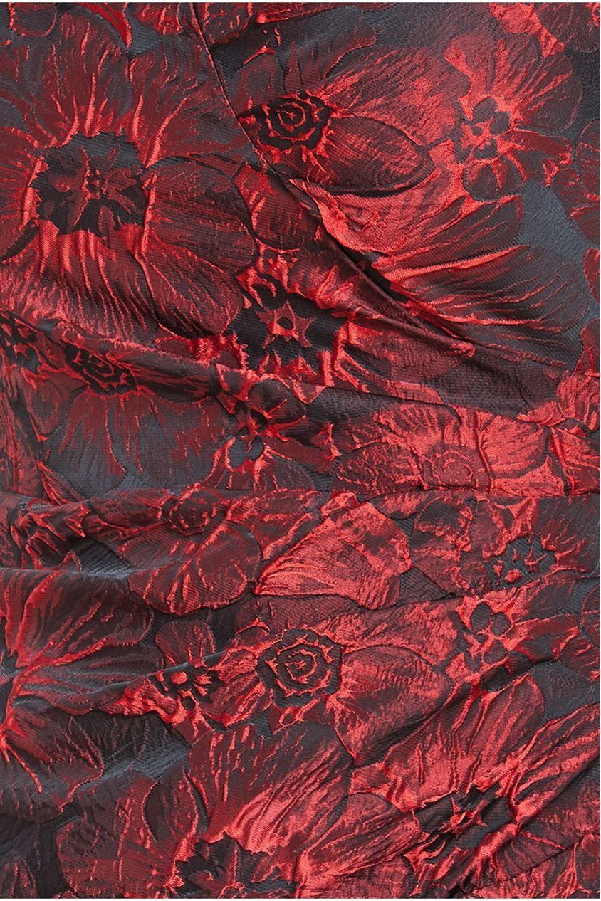 Bardot Jacquard Maxi Dress - Wine DR3474