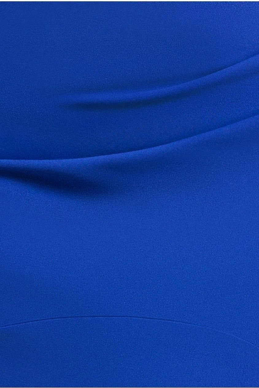 Satin Band Bandeau Maxi Dress - Royal Blue DR3477