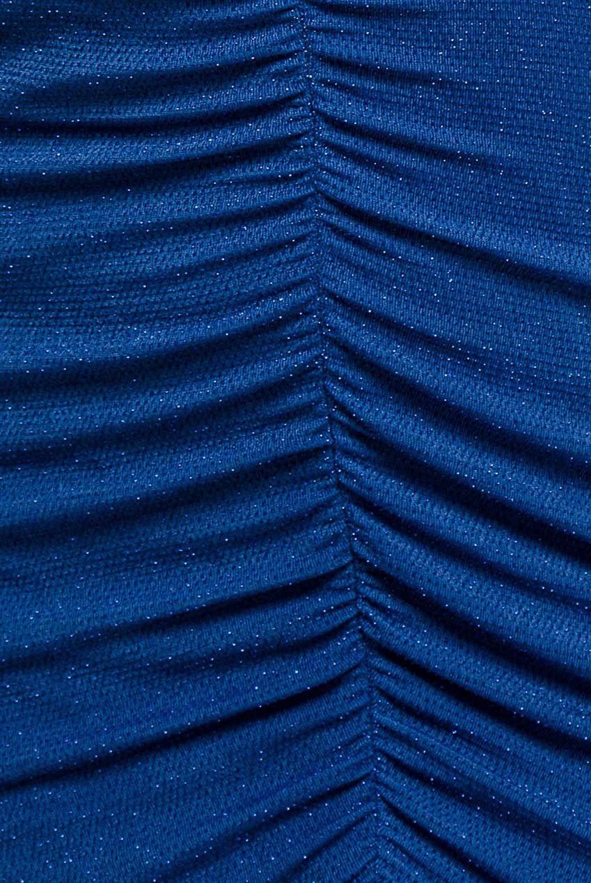 Cut Out Long Sleeve Bodycon Mini - Royal Blue DR3532