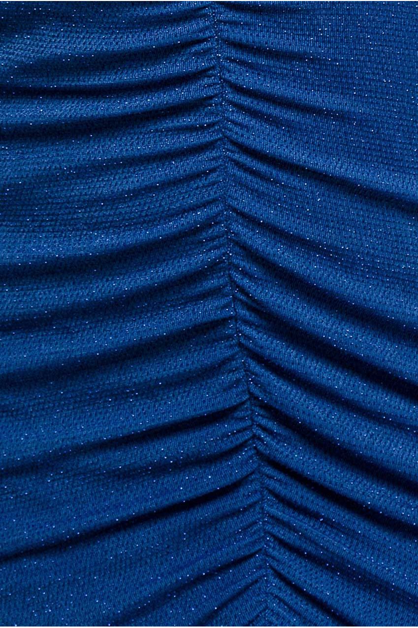 Cut Out Long Sleeve Bodycon Mini - Royal Blue DR3532