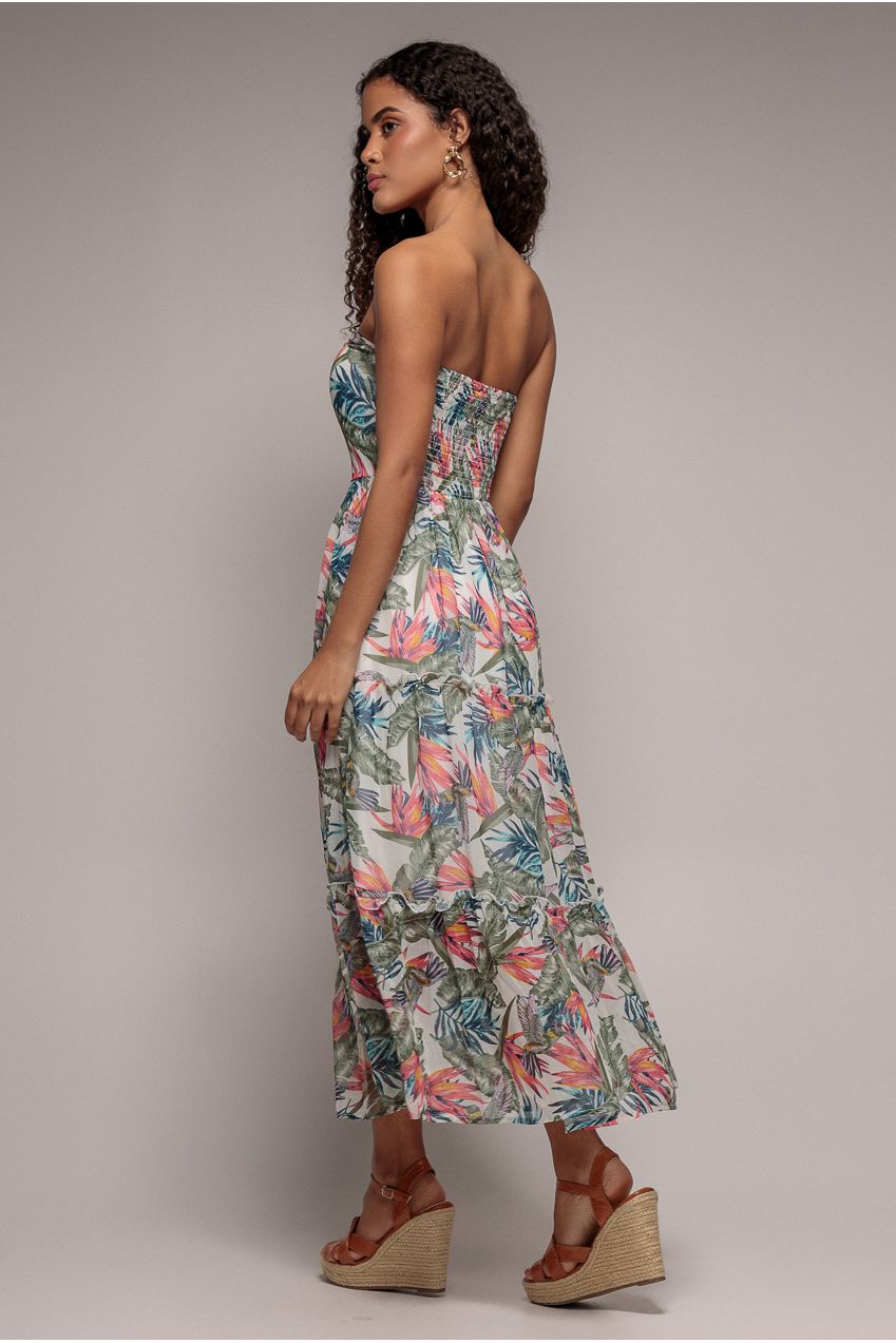 Bandeau Printed Maxi - Jungle Print DR3562
