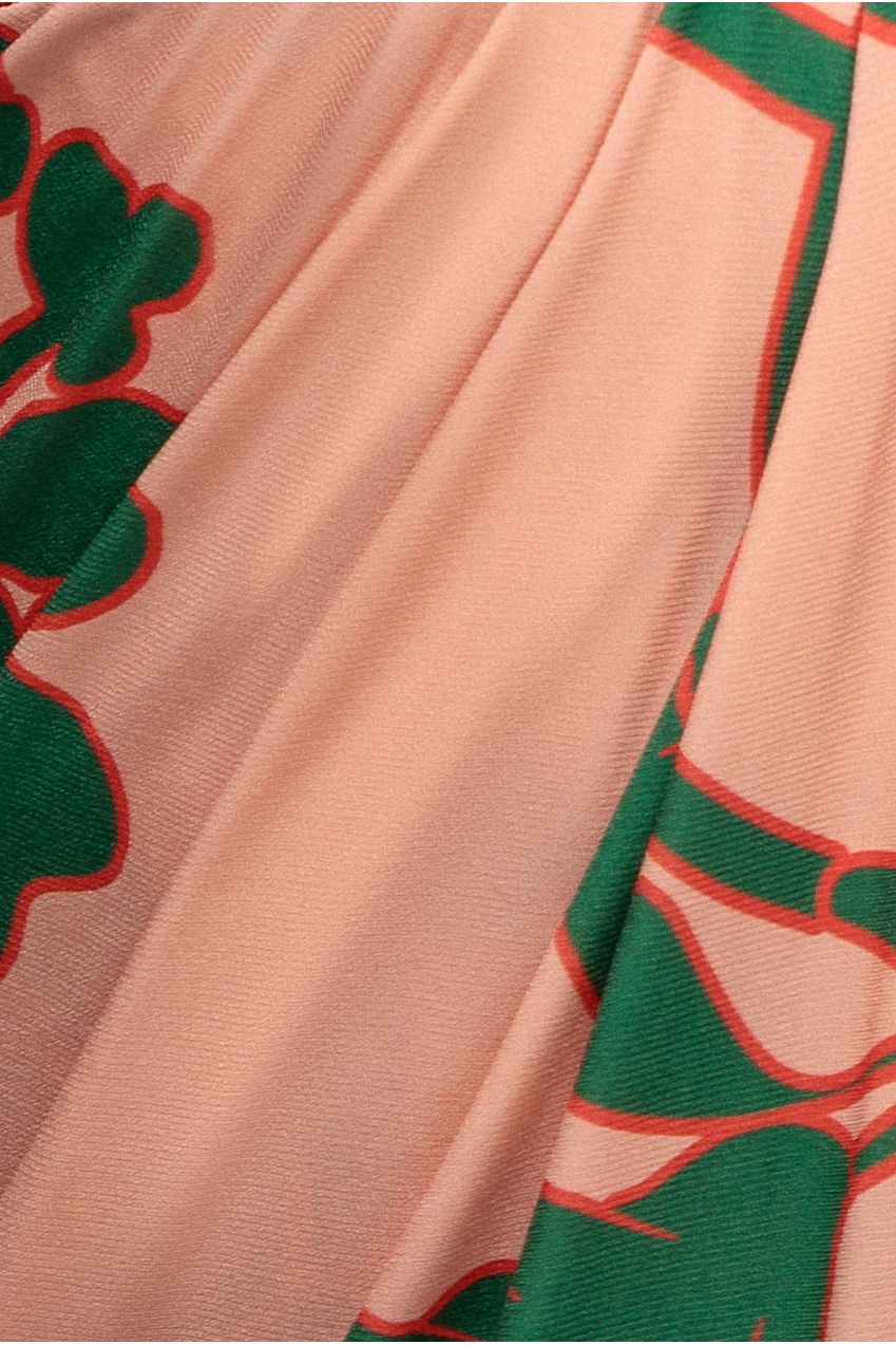 Printed Crossover Midi - Green DR3603