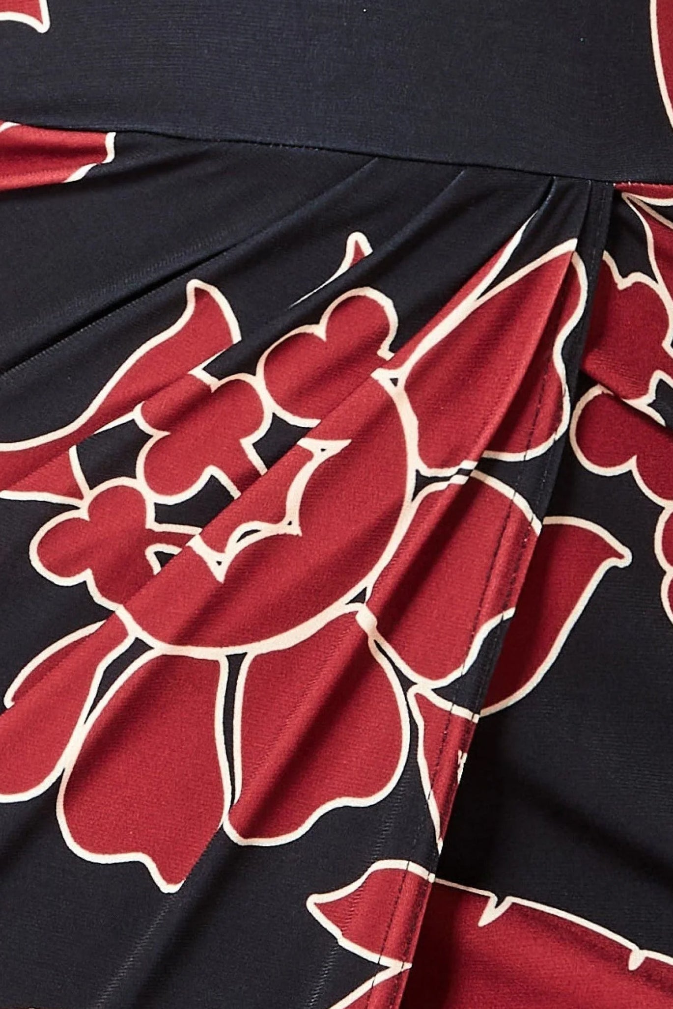 Printed Crossover Midi - Black DR3603