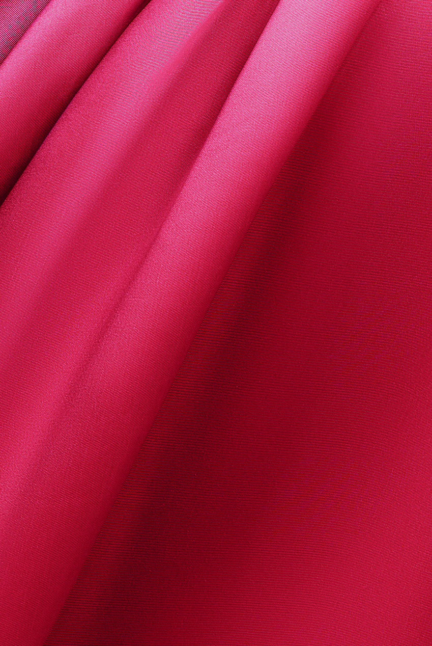 Sequin & Satin Dipped Hem Midi - Hot Pink DR3621