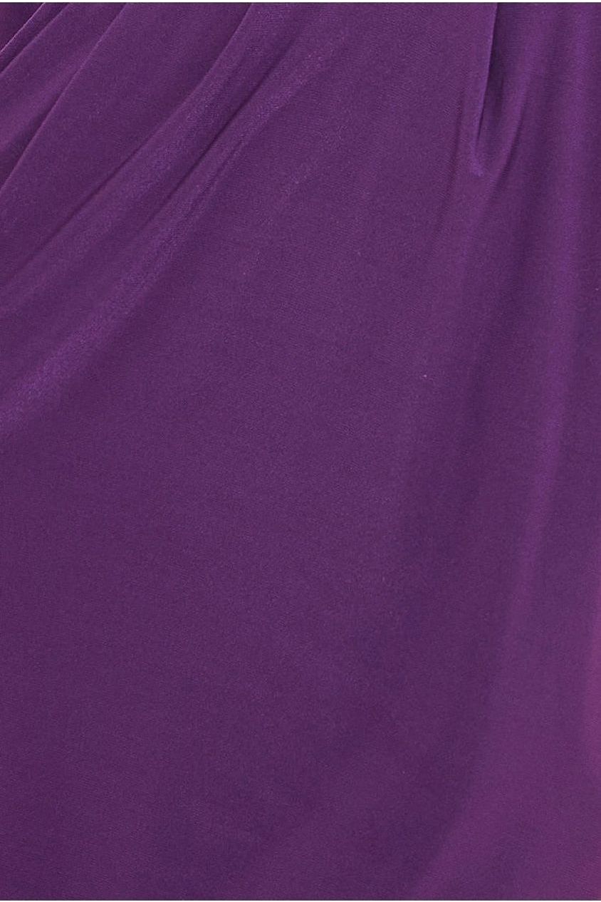 Batwing Sleeve Midi Dress - Purple DR3647
