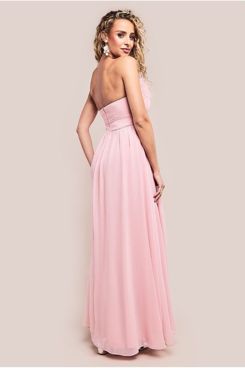 Bridesmaids Chiffon Maxi Dress - Blush DR3777