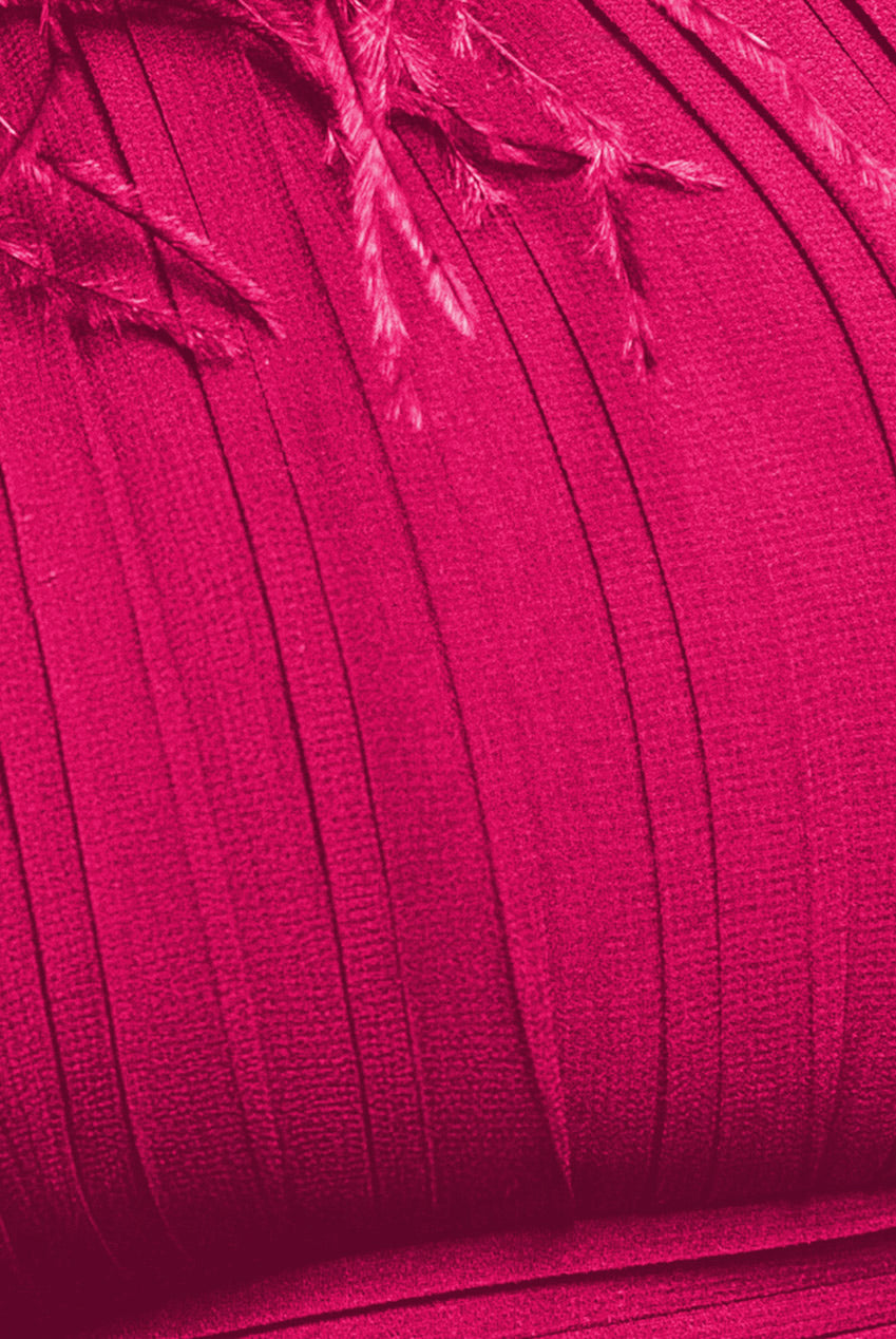 Bridesmaids Chiffon Maxi Dress - Hot Pink DR3777