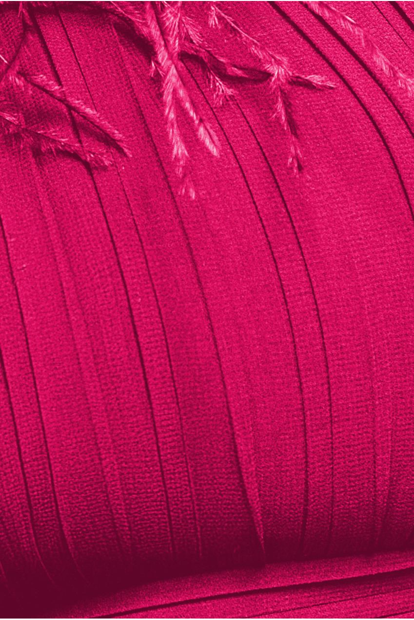 Bridesmaids Chiffon Maxi Dress - Hot Pink DR3777