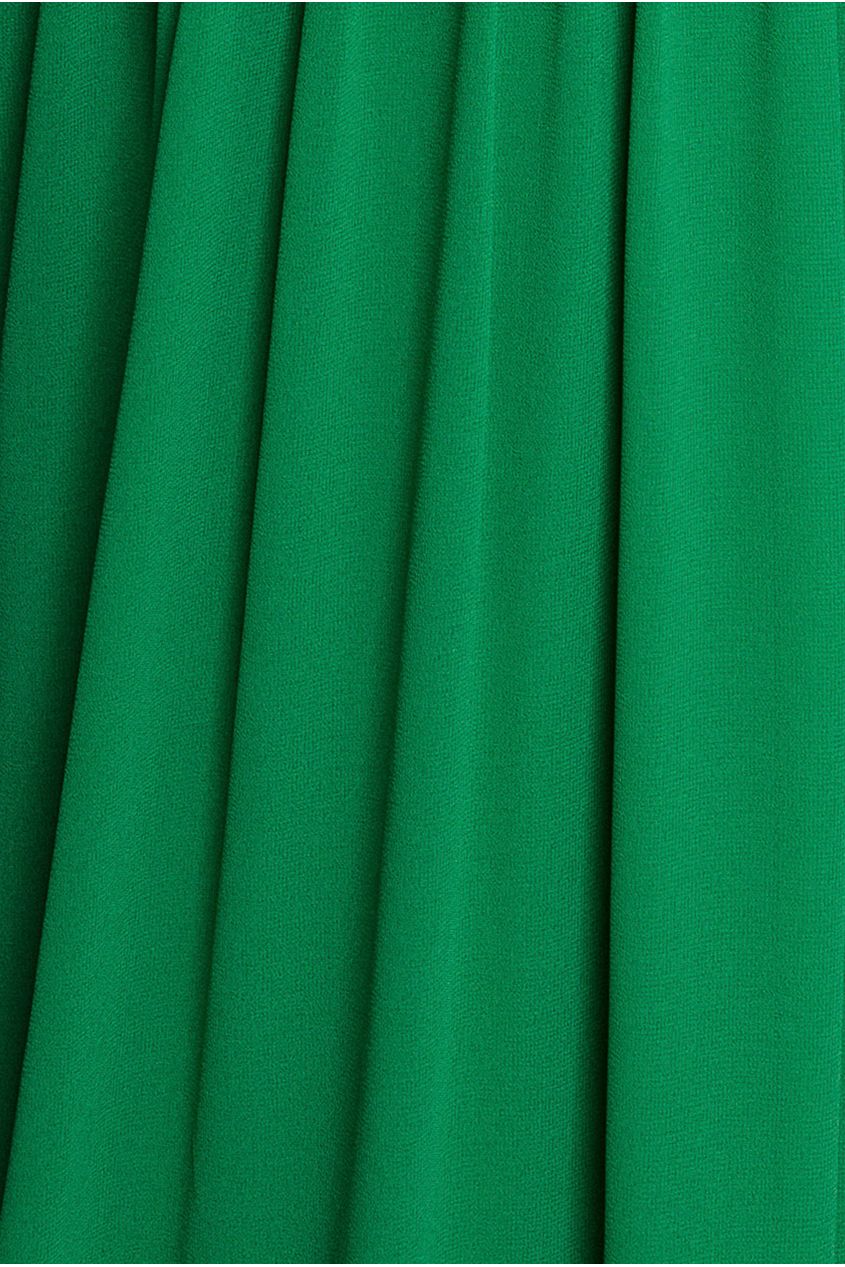 Chiffon Off The Shoulder Maxi With Cape Sleeves - Green DR3780