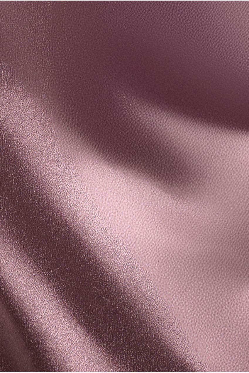 Satin Flutter Sleeve Mermaid - Rosepink DR3954