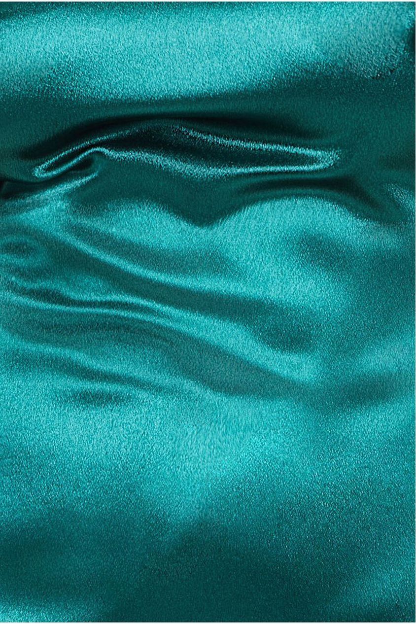 Satin Flutter Sleeve Mermaid Maxi - Emerald Green DR3954M