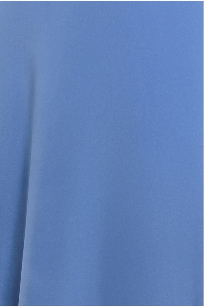 Diamante & Scalloped Lace Neck Maxi Dress - Cornflower Blue DR4120