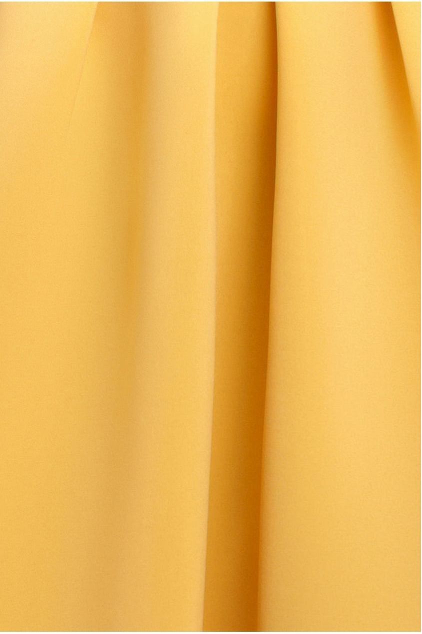 Scuba Foam Skater Midi Dress - Lemon DR4133