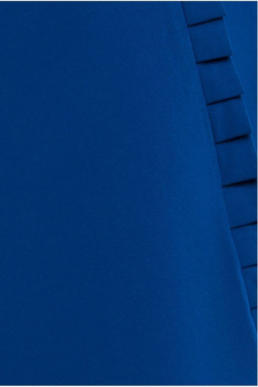 Frilled Halter Neck Strap Midi Dress - Royal Blue DR4205