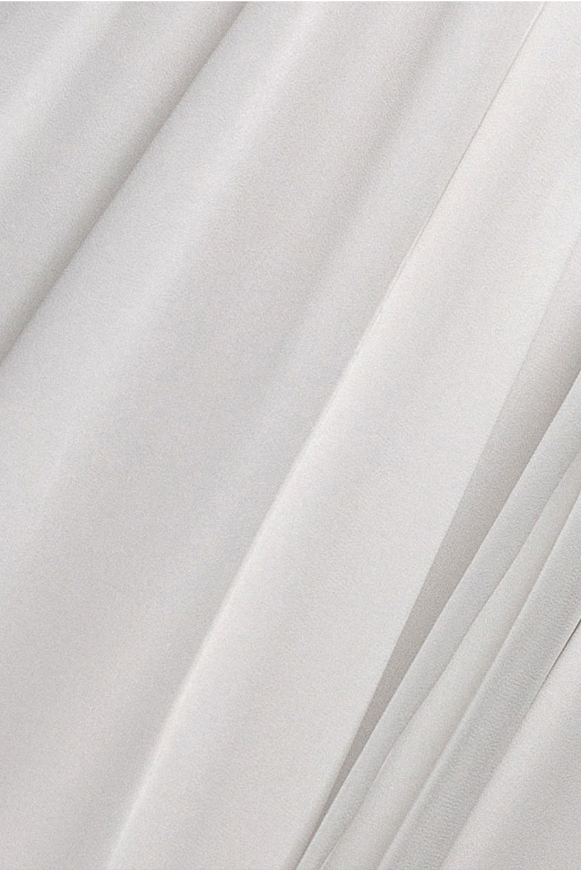 Wrap Back Maxi With Front Slit Chi On Maxi - White DR4314BBS