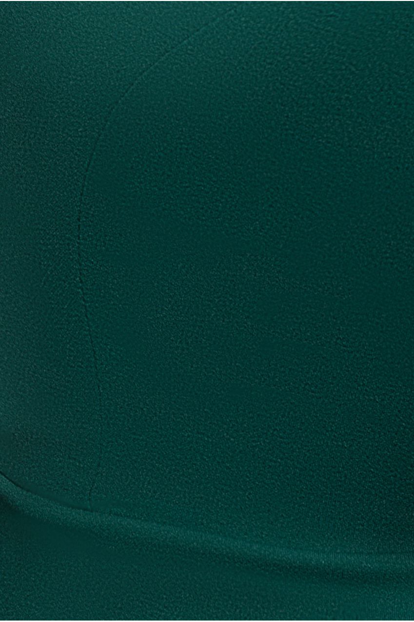 Embellished Diamante Sleeve Bardot Maxi Dress - Emerald Green DR4424