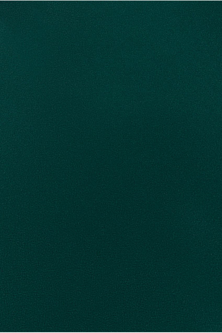 Diamante Brooch Thigh Split Mermaid Maxi Dress - Emerald DR4433