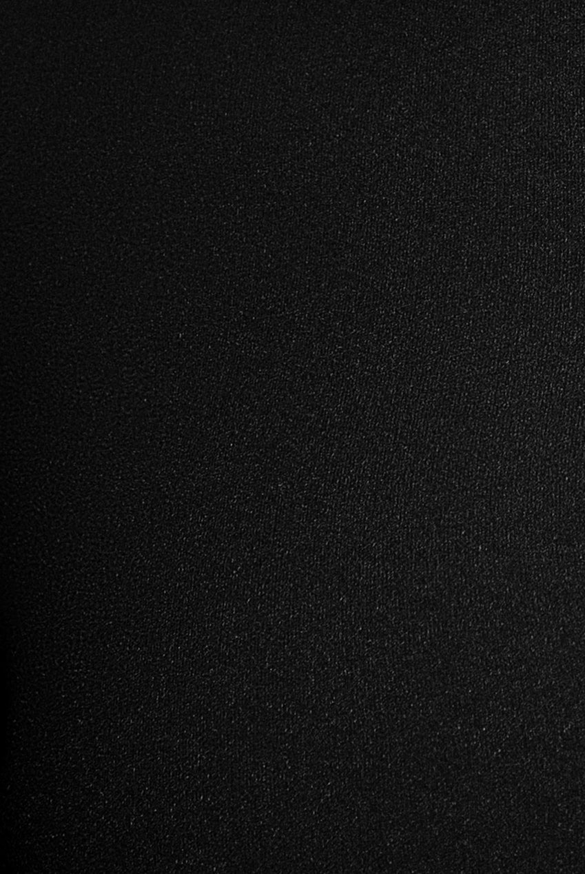 Diamante Embellished Heart Brooch Scuba Maxi Dress - Black DR4458